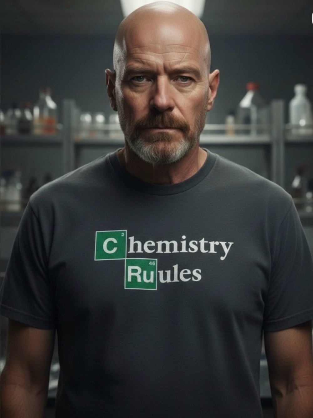 Tee Fury Chemistry Rules t-shirt Grey & Green L